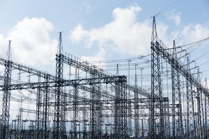 high voltage substation